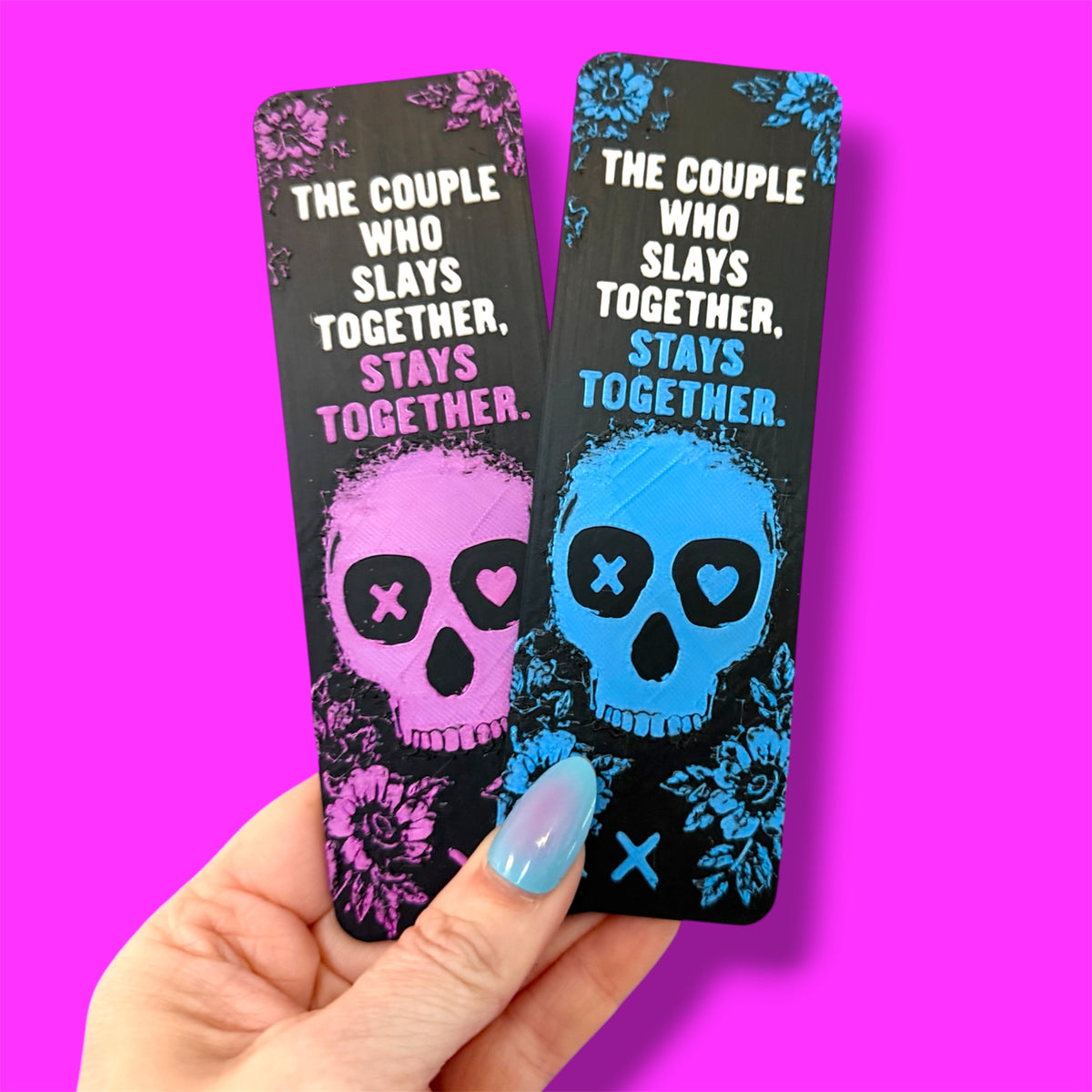 Slay Couple dark romance bookmark