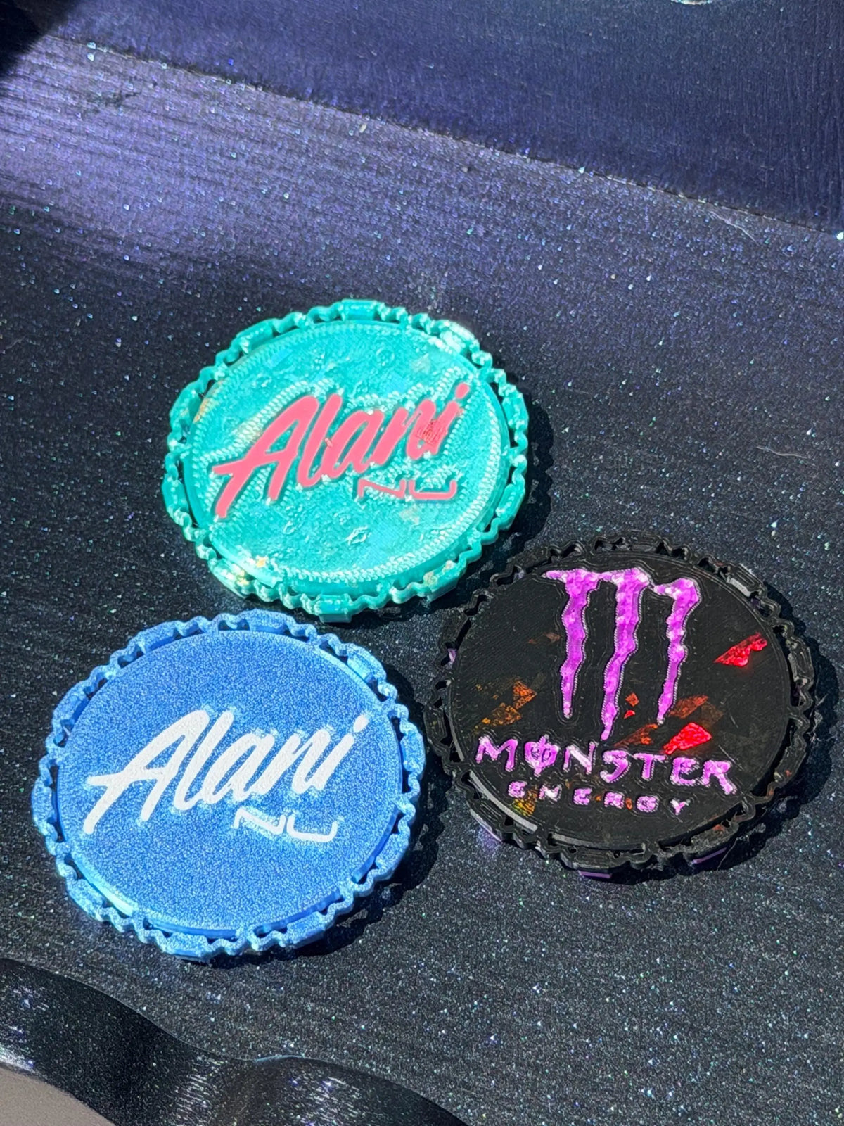 TopOff Bodyguard ID Can Cover, Alani Inspired Drink Saver, Easy Can-Topper | Energy Lover Gift Reusable Drink Protector, Bug Guard Pocket Magic