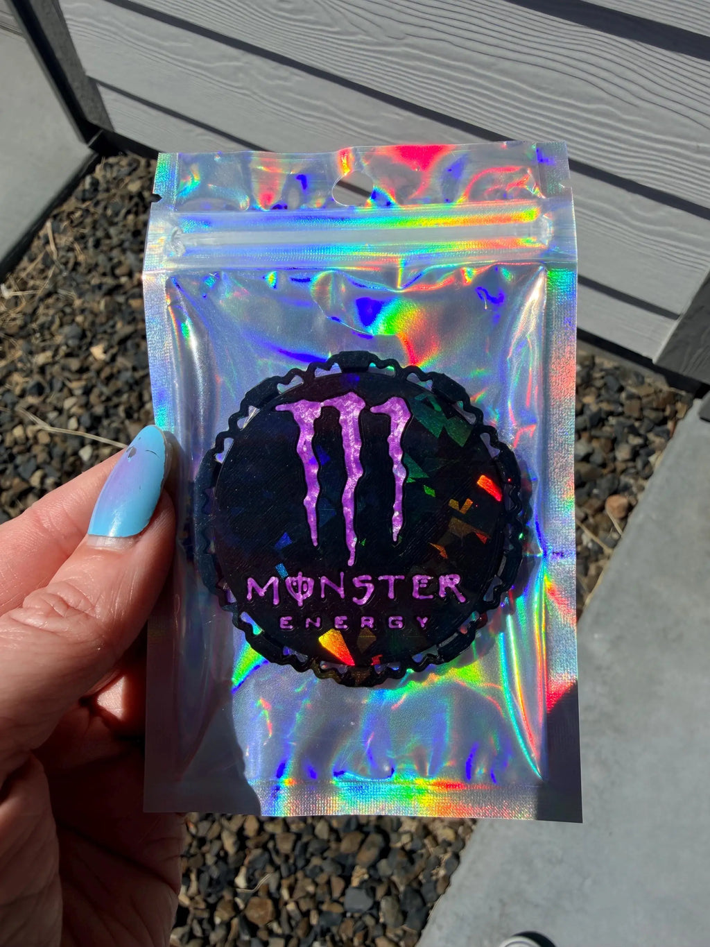 TopOff Bodyguard ID Can Cover, Monster Inspired Drink Saver, Easy Can-Topper to Keep Bugs Out, Energy Lover Gift for Him or Her Pocket Magic
